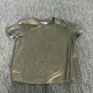 Gold Metallic T Shirt